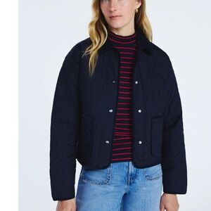 Women's Black Quilted Jacket
